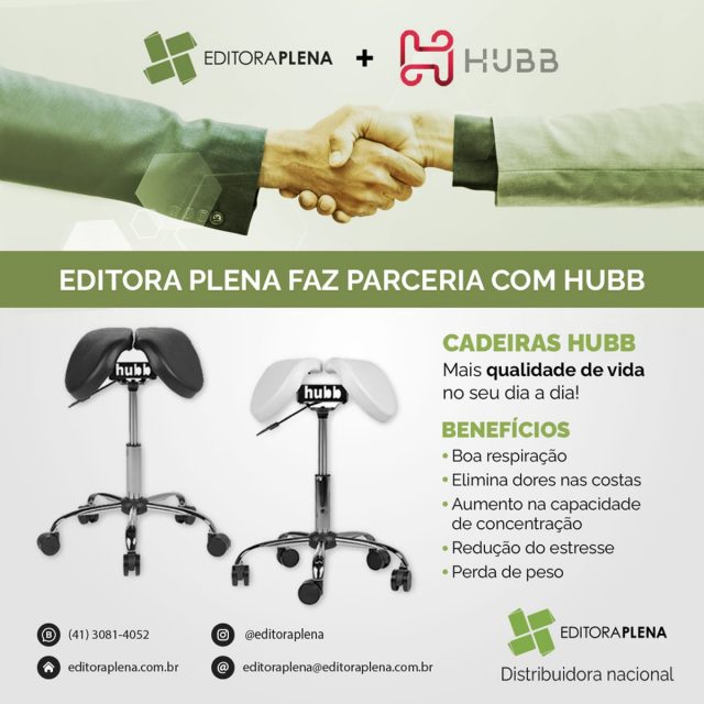 HUBB Ergonomia – Cadeira Mocho Profissional (Editora Plena – distribuidor nacional).